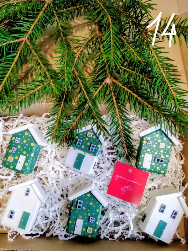 Новогодние товары - Ручная работа, новогодние домики на елку - Бешенковичи - Фото 3 Ручная работа, новогодние домики на елку - Бешенковичи - 226442 - Доска объявлений Kupika.by - Фото 3