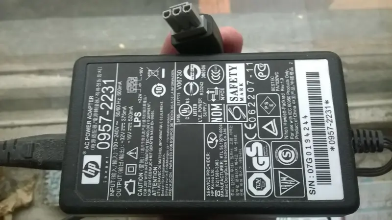 Блок Питания Сетевой Адаптер Для Принтера и МФУ HP