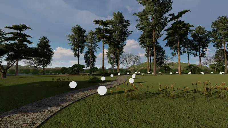 проект дорожек, ландшафтный архитектор