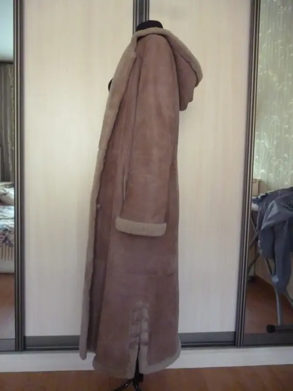 Дублёнка женская длинная