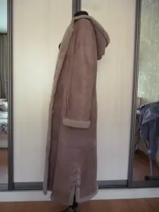 Дублёнка женская длинная