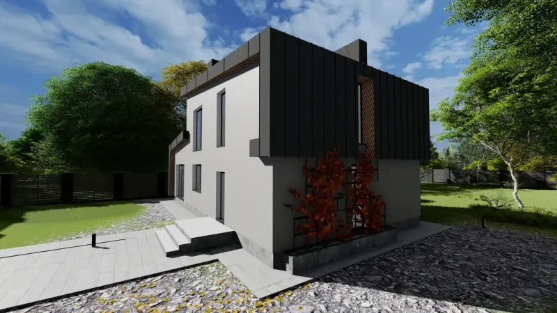 проект современного дома в Боровлянах