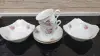 Польский фарфор: 2 чайные пары + 2 салатника