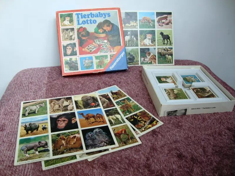 Детское лото «Зверюшки» фирма «Равенсбургер»