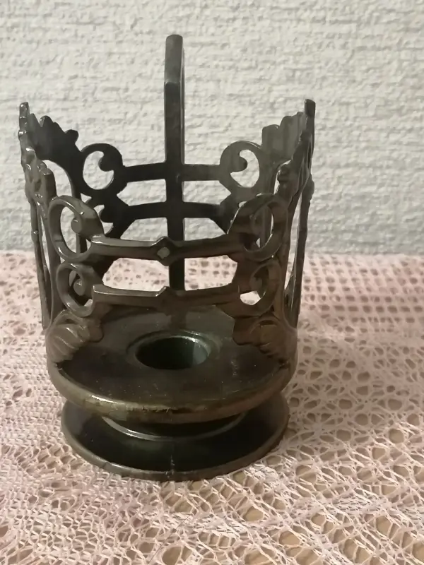 Подстаканник МОСКВА ОСТАНКИНСКАЯ БАШНЯ 1960е СССР винтаж