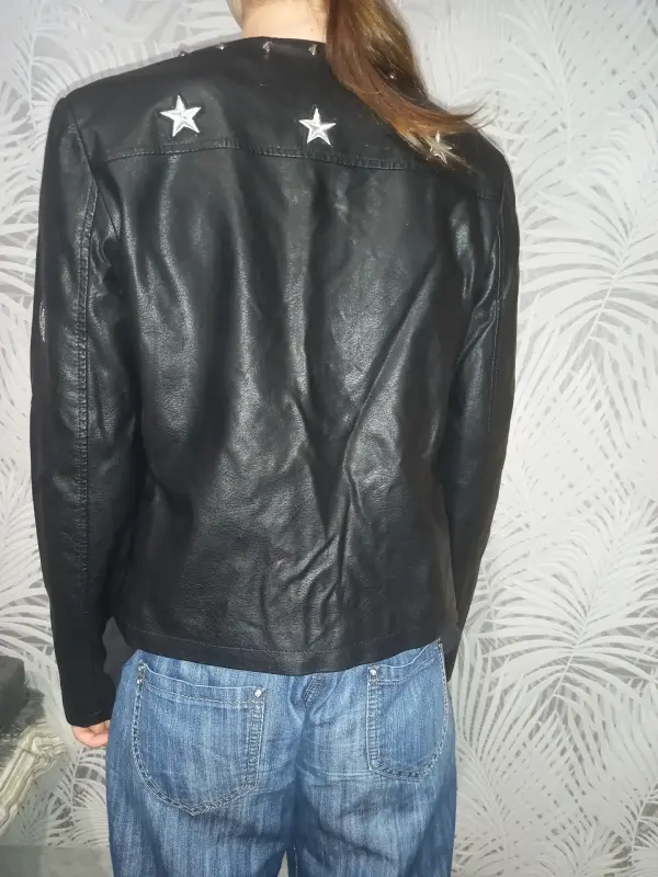 Куртка кожзам женская