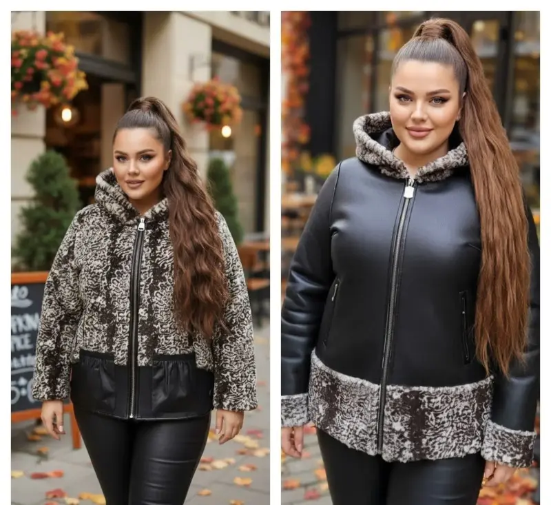 Женская дублёнка