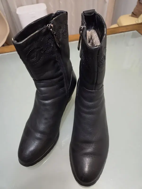 Полусапожки зимние, р-р 36