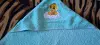 Полотенце для новорожденного с капюшоном, б.у в идеальном состоянии, бирюзовый