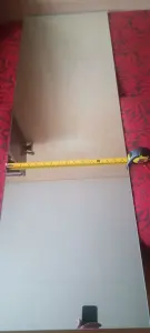 2 зеркала целых, без креплений, 128х40 см