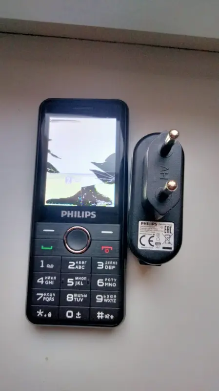 Philips Xenium E172, акб держит 2 недели.