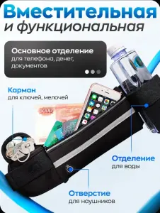 Сумка для телефона и документов универсальная