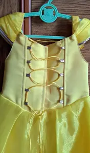 Платье с корсетом желтое-лимонное на 4-6лет (р.98-122), б.у