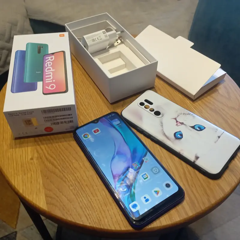 Смартфон Xiaomi Redmi 9 NFC с жидким стеклом