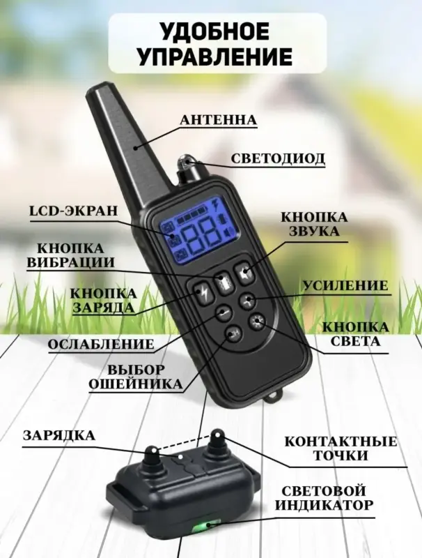 Дрессировочный электронный ошейник