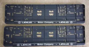 Таблицы под номерной знак ''LEXUS'' (2 шт.)