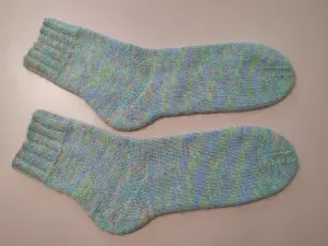 Носочки из пуха норки с итальянским люрексом