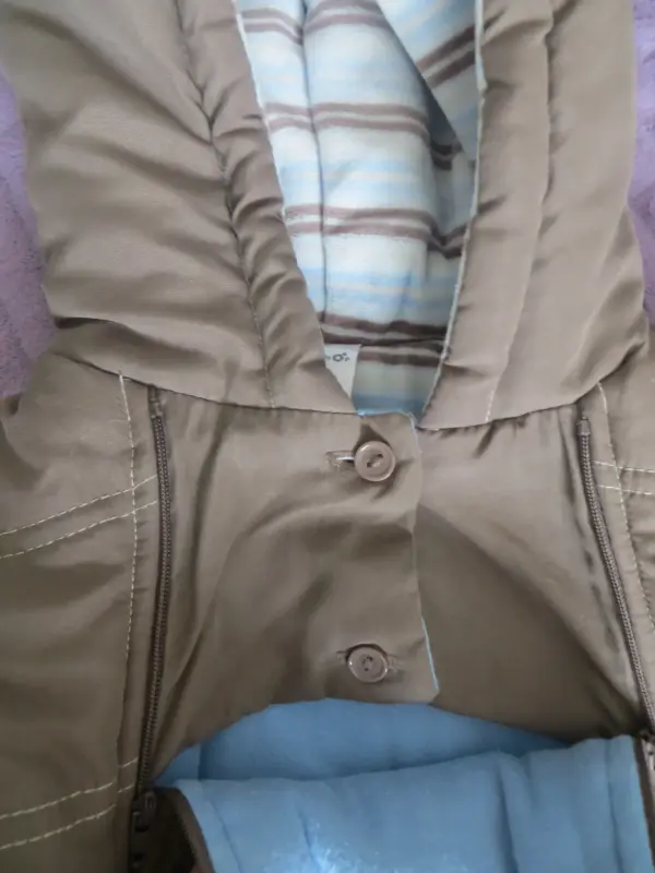 Очень тёпленький деми комбез р.68 (на сейчас)