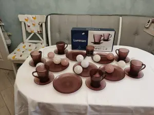 Чайный набор Luminarc / десертные тарелки Luminarc