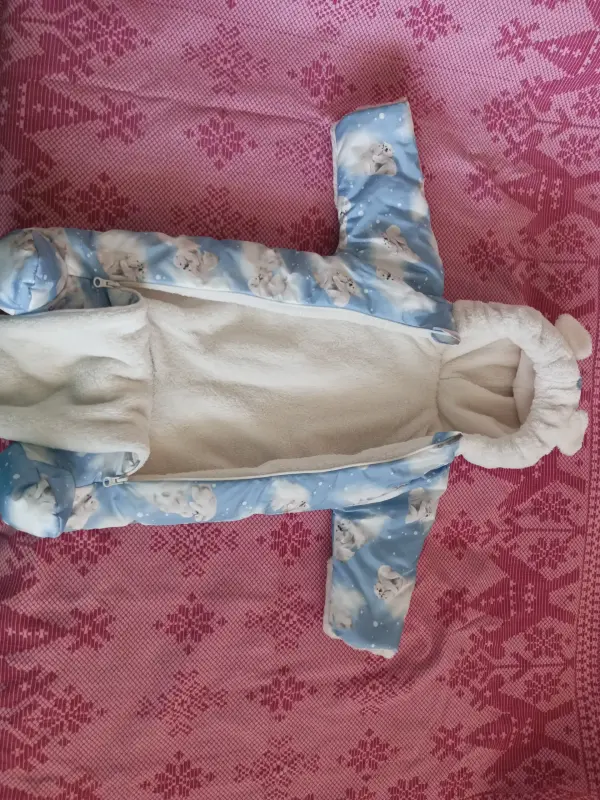 Комбинезон теплый для новорожденных