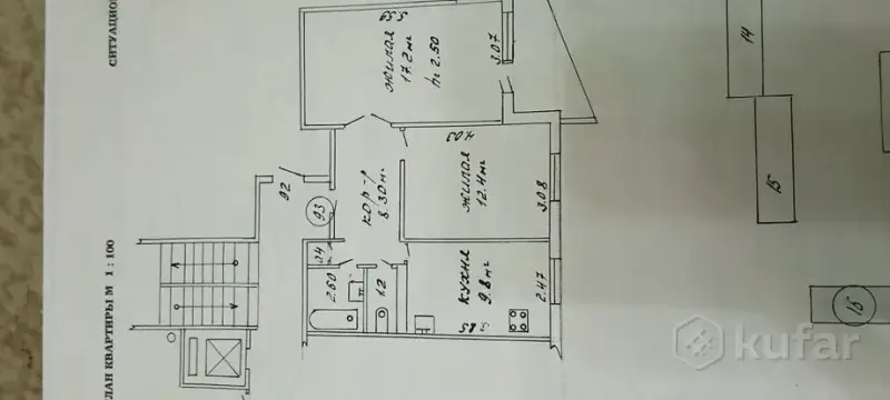Двухкомнатная квартира новой планировки.