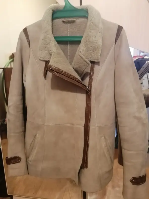 Франция дубленка натуральная кожа