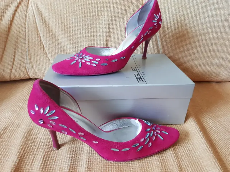 туфли выходные-Новый год встречаем в красном!