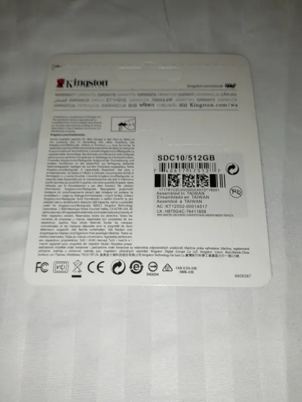 Карта Памяти Kingston Micro-CD 512 Гб НОВУЮ