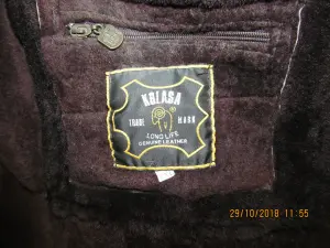 Дубленка мужская натуральная, цвет темно-коричневый, размер 54-56, рост 182