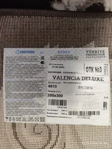 Новый ковёр ,не использовался.Размер 200х300.