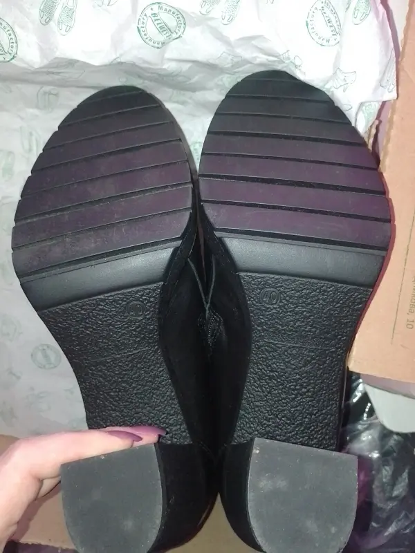 Ботинки кожаные