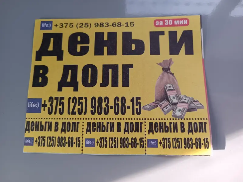 Помощь в оформлении займов.