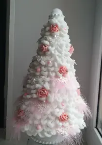 Новогодние елочки ручной работы