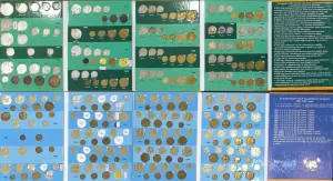 Коллекция монет СССР регулярного чекана с 1921 по 1991гг