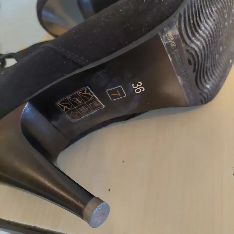 Ботильоны замшевые бу