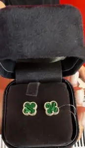 Серьги клевер