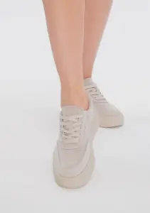 Кеды ботинки, натуральная замша