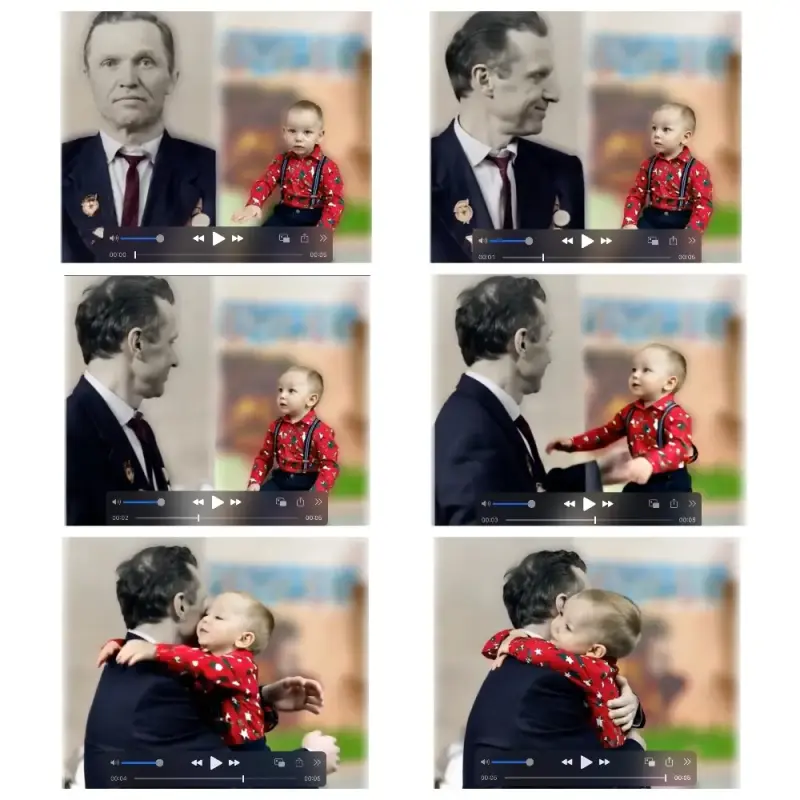 Оживление фотографий, видеомонтаж, AI-анимация, слайд-шоу, создание видео