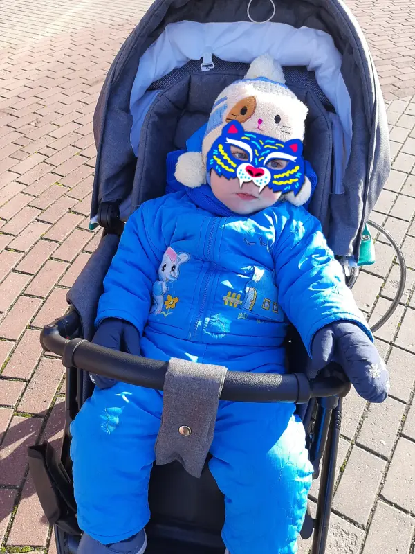 Деми комбез на 6м - 1.5г +шапка в ПОДАРОК