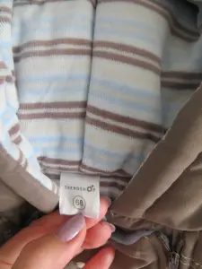 Очень тёпленький деми комбез р.68 (на сейчас)