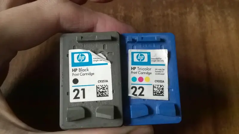 Струйный Картридж Для Принтера HP 21 и 22