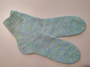 Носочки из пуха норки с итальянским люрексом