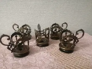 Подстаканник МОСКВА ОСТАНКИНСКАЯ БАШНЯ 1960е СССР винтаж