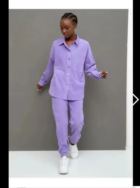 Костюм вельветовый оверсайз