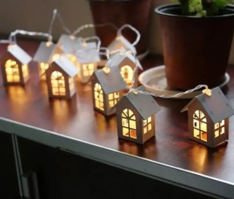Гирлянды домики