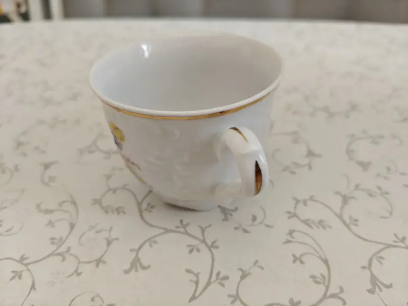 Польский фарфор: 2 кофейные пары