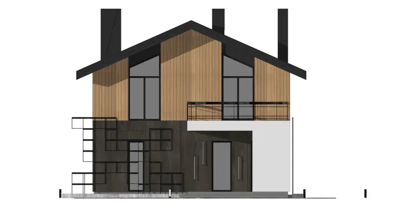 проект двухэтажного дома в Логойске, заказать свой проект