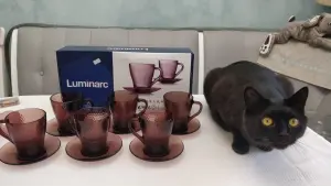 Чайный набор Luminarc / десертные тарелки Luminarc