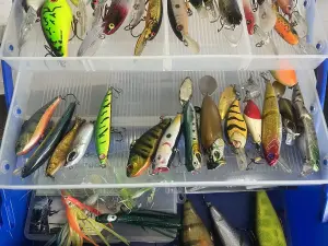 воблеры + ящик + коробки + мелочёвка - обмен