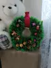 Венок рождественский ручной работы